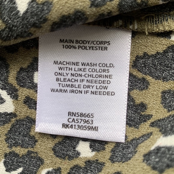 Abound Leopard Print Blouse - Picture 10 of 11